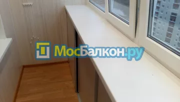 Шкаф на балкон купить в Домодедово на заказ недорого от МосБалкон
