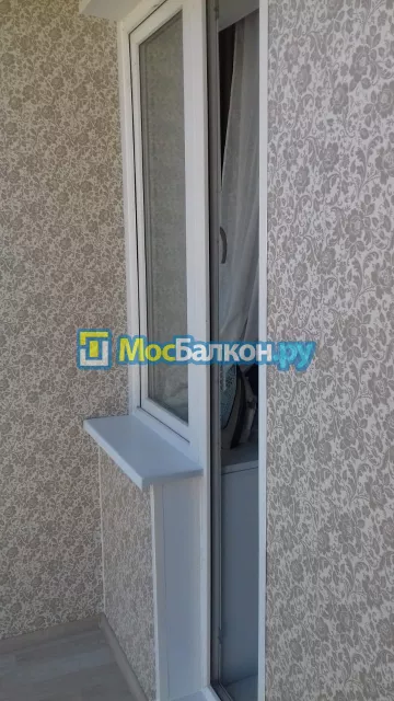 Отделка балкона и лоджии пластиковыми ПВХ панелями в Домодедово от компании МосБалкон