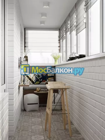 Заказать балкон в Домодедово цена от 1320 руб | Остекление балконов и лоджий МосБалкон