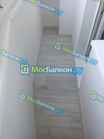 Отделка балкона и лоджии пластиковыми ПВХ панелями в Домодедово от компании МосБалкон