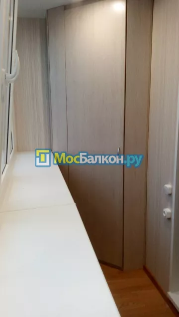 Шкаф на балкон купить в Домодедово на заказ недорого от МосБалкон