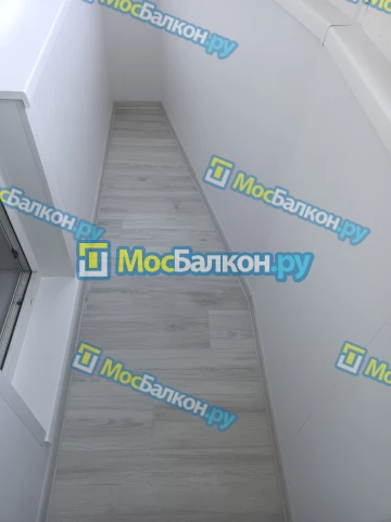 Отделка балкона и лоджии пластиковыми ПВХ панелями в Домодедово от компании МосБалкон