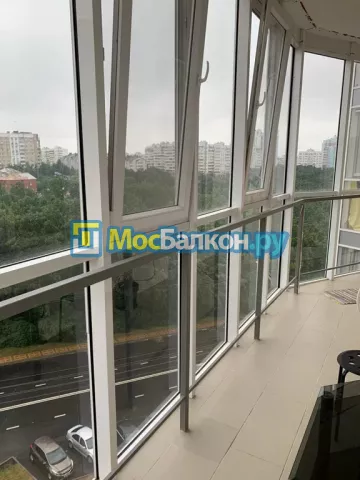 Отделка балкона и лоджии пластиковыми ПВХ панелями в Домодедово от компании МосБалкон