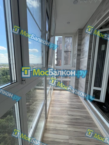 Панорамное остекление заказать под ключ по выгодной цене в Домодедово от компании МосБалкон