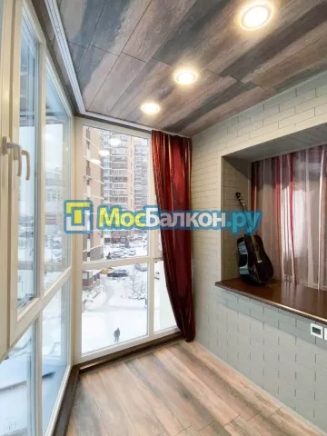 Заказать балкон в Домодедово цена от 1320 руб | Остекление балконов и лоджий МосБалкон