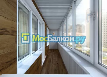 Отделка балконов в Домодедово | Отделка балконов и лоджий и обшивка под ключ в МосБалкон