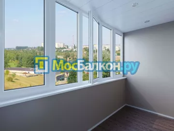 Заказать балкон в Домодедово цена от 1320 руб | Остекление балконов и лоджий МосБалкон