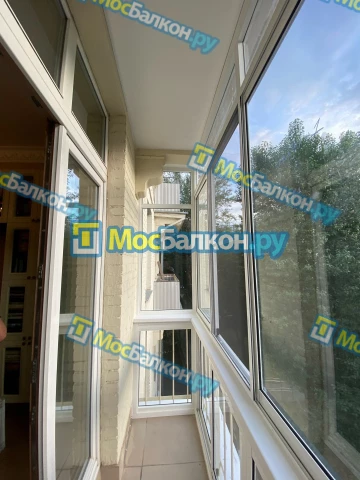 Панорамное остекление заказать под ключ по выгодной цене в Домодедово от компании МосБалкон