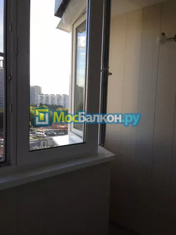 Отделка балкона и лоджии пластиковыми ПВХ панелями в Домодедово от компании МосБалкон