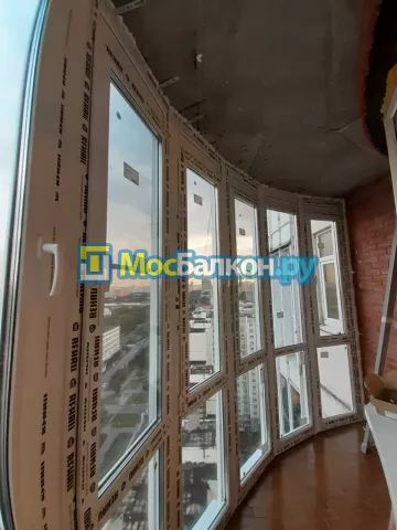 Панорамное остекление заказать под ключ по выгодной цене в Домодедово от компании МосБалкон