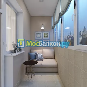 Заказать балкон в Домодедово цена от 1320 руб | Остекление балконов и лоджий МосБалкон