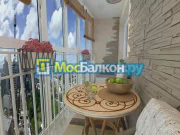 Заказать балкон в Домодедово цена от 1320 руб | Остекление балконов и лоджий МосБалкон
