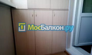 Шкаф на балкон купить в Домодедово на заказ недорого от МосБалкон