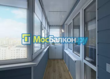Заказать балкон в Домодедово цена от 1320 руб | Остекление балконов и лоджий МосБалкон